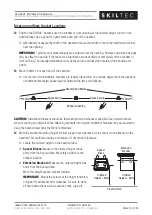 Preview for 10 page of SKILTEC LUXAFLEX LUMINETTE Installation Operation Care