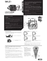 Preview for 1 page of SKLZ SPORT RADAR Instruction Manual