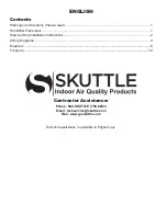 Preview for 2 page of Skuttle 2002 Installation Instructions Manual