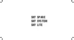 SKY PARAGLIDERS SKY LITE Manual preview