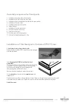 Preview for 9 page of SKYLUX Cintralux Alu EP 10/10 Mounting Instructions