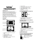 SkyScan 87310 User Manual preview