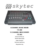 Preview for 1 page of Skytec 172.580 Instruction Manual