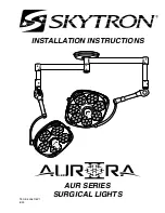 Preview for 171 page of Skytron AURORA LED 5 4000K Installation Instructions Manual