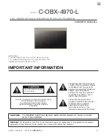 Preview for 5 page of Skyvue C-OBX-4970-L Owner'S Manual