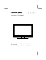 Skyworth LCD-42L29-FHD User Manual preview