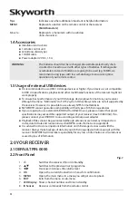 Preview for 8 page of Skyworth SKW-T20 User Manual