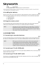 Preview for 10 page of Skyworth SKW-T20 User Manual