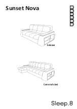 Preview for 1 page of Sleep 8 Sunset Nova Assembly Instructions Manual