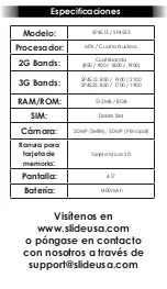 Preview for 31 page of SLIDE SP4513 Quick Start Manual