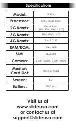 Preview for 15 page of SLIDE SP4514 Quick Start Manual