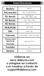 Preview for 31 page of SLIDE SP4514 Quick Start Manual