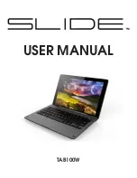 SLIDE TAB100W User Manual preview