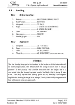 Preview for 78 page of Sling Aircraft Sling LSA Pilot Operating Handbook