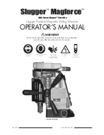 Slugger Magforce 06920 Operator'S Manual preview