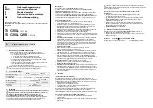 Preview for 1 page of SLV Elektronik T5 GRILL Instruction Manual