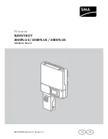 SMA 3000TL-US Installation Manual preview