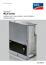 Preview for 1 page of SMA MLX 60 Installation Manual