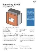 Preview for 9 page of SMA Sunny Boy 1100E Quick Installation Manual