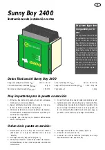 Preview for 14 page of SMA Sunny Boy 2400 Quick Installation Manual