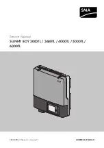 Preview for 1 page of SMA SUNNY BOY 3000TL Single Tracker Service Manual