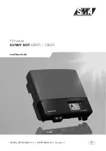 SMA SUNNY BOY 4000TL Installation Manual preview