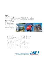 Preview for 54 page of SMA Sunny Central SC 100 Installation Manual