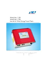 Preview for 1 page of SMA Windy Boy 1100 Operating Instructions Manual