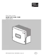 Preview for 1 page of SMA WINDY BOY 3300 Installation Manual