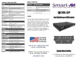 SmartAVI QKVM-DP Quick Start Manual preview