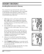 Preview for 20 page of smartheart Premium Digital 01-561 Instruction Manual