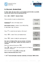 Preview for 16 page of Smartlock Digital LG Master User Manual