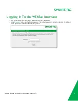 Preview for 9 page of SmartRG WE65ac User Manual