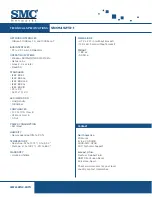 Preview for 2 page of SMC Networks Copper Gigabit PCI Card SMC9452TX-1 Specifications