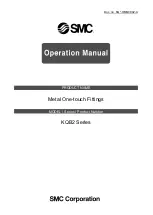 SMC Networks KQB2 Series Operation Manual preview