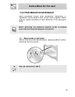 Preview for 33 page of Smeg A21X-5 Instructions For Installation And Use Manual