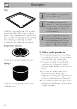 Preview for 8 page of Smeg Cortina SF4750VC User Manual