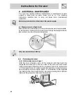 Preview for 26 page of Smeg Electric Oven SCA301X Instructions For Installation And Use Manual