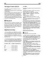 Preview for 7 page of Smeg FD250 AP1 Instruction Manual