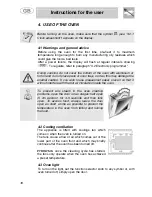 Preview for 14 page of Smeg JRP30GIBB Instructions For Installation And Use Manual