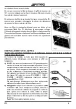 Preview for 42 page of Smeg KT110BLE Instruction Booklet