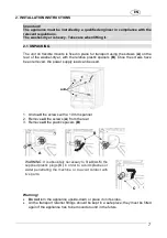 Preview for 8 page of Smeg LSTA127 Instruction Manual