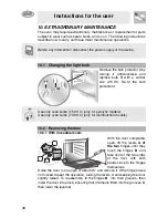 Preview for 34 page of Smeg Oven SCA112XP2 Instruction Manual