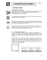 Preview for 4 page of Smeg Oven SE598X Instruction Manual