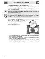 Preview for 32 page of Smeg Oven Instructions For Use Manual