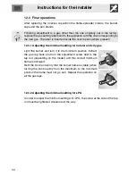 Preview for 42 page of Smeg Oven Instructions For Use Manual