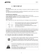 Preview for 10 page of Smeg PROFESSIONAL GLASSWASHER Operating Instructions Manual