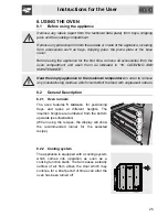 Preview for 23 page of Smeg SAP306 Instructions For The User