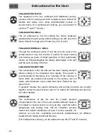 Preview for 26 page of Smeg SAP306 Instructions For The User