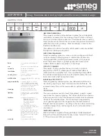 Smeg SAP399X-8 Brochure & Specs preview